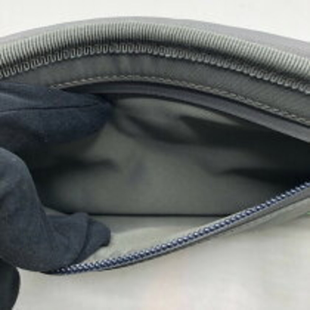 Gucci GG Belt Bag Gray Red Canvas Waist - Picture 9 of 10